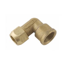 Spartan Male & Female Elbow With Nut 20mm Brass DR - EMF20